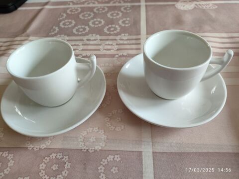 Lot de 2 tasses � caf� expresso 4 Wahagnies (59)