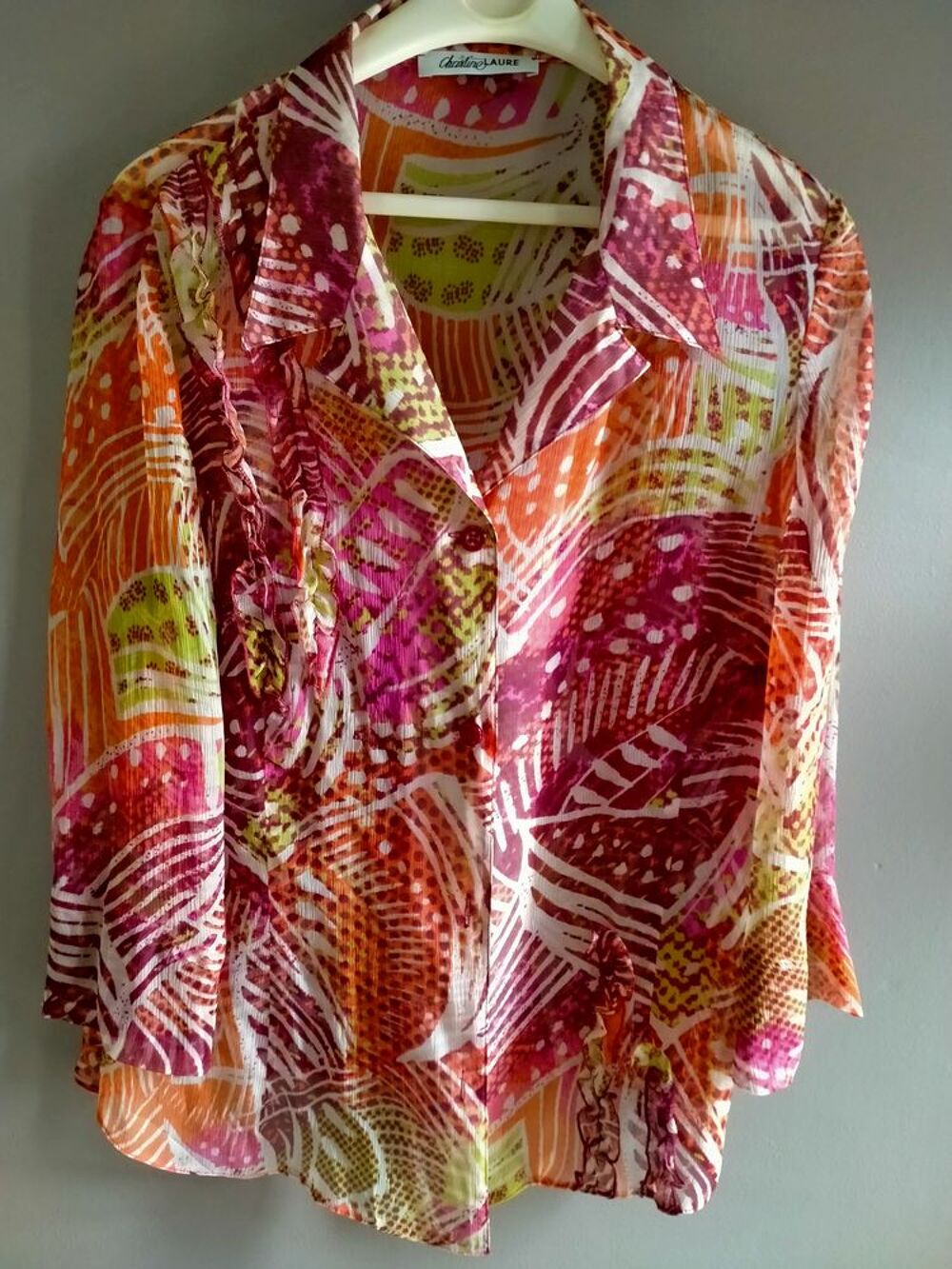 Ensemble 3 pi&egrave;ces en soie taille 44 Vtements