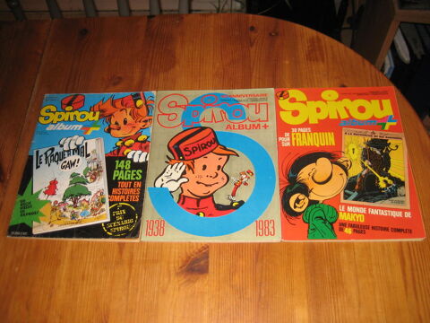 lot 3 bd SPIROU ALBUM + 3+5+6  1982/83 10 C�zy (89)