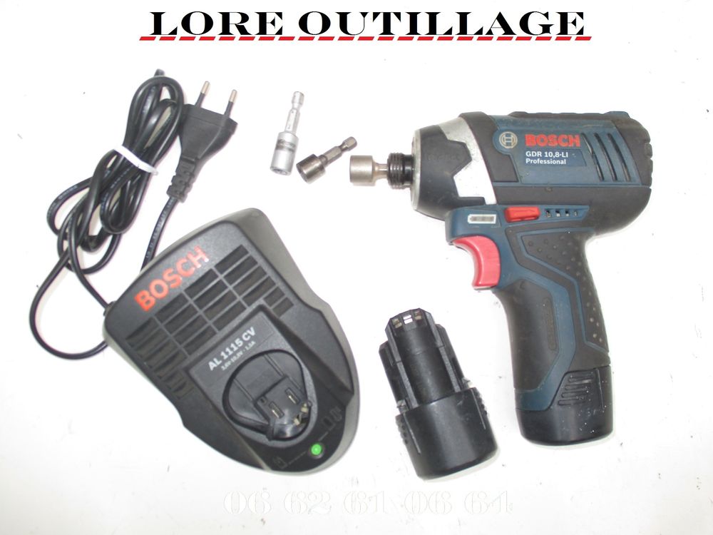 BOSCH GDR 10,8V - Visseuse &agrave; choc Bricolage
