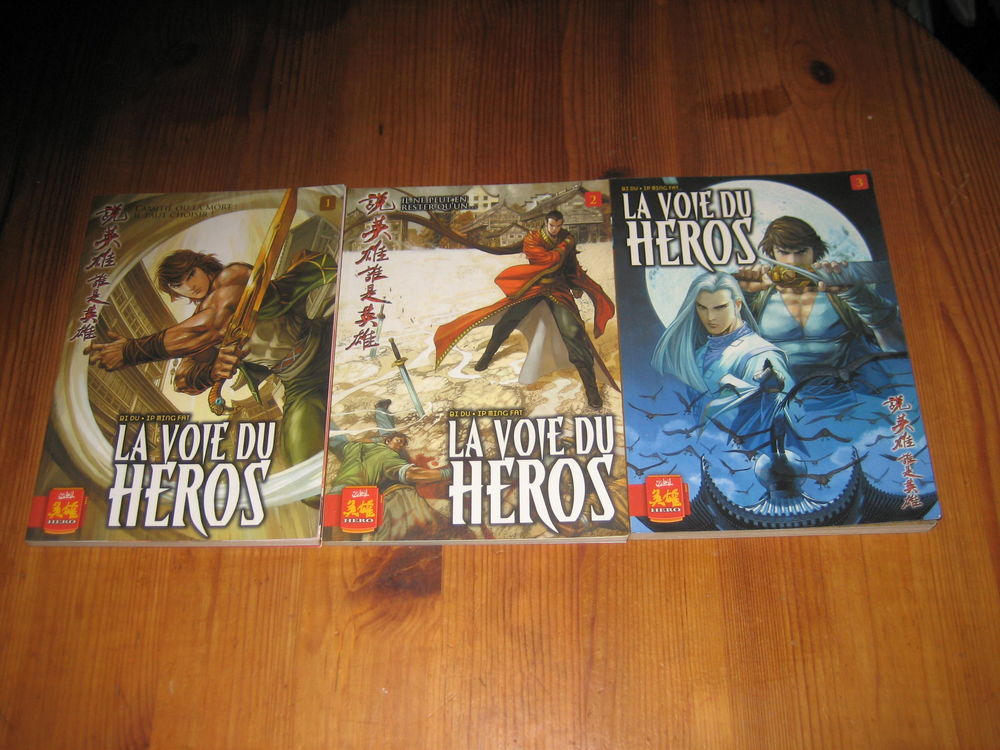 lot 3 mangas LA VOIE DU HEROS 1+2+3 soleil en couleurs Livres et BD