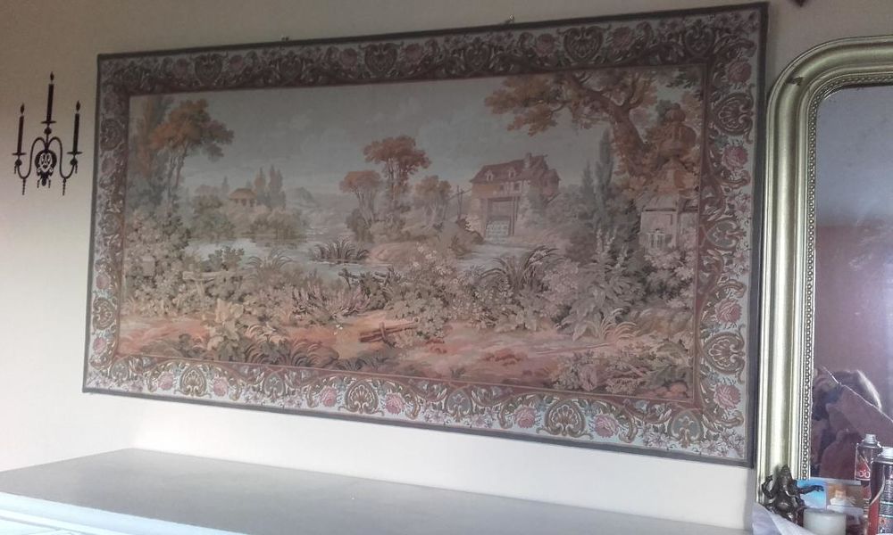 Authentique tapisserie des Gobelins num&eacute;rot&eacute;e Dcoration