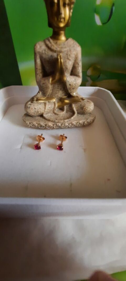 Boucles d'oreilles plaqu� or 15 Orly (94)