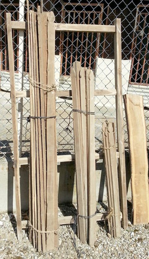 Portes de cl�ture en bois � finir de monter, t b �tat 69 Saint-Clair-sur-Galaure (38)