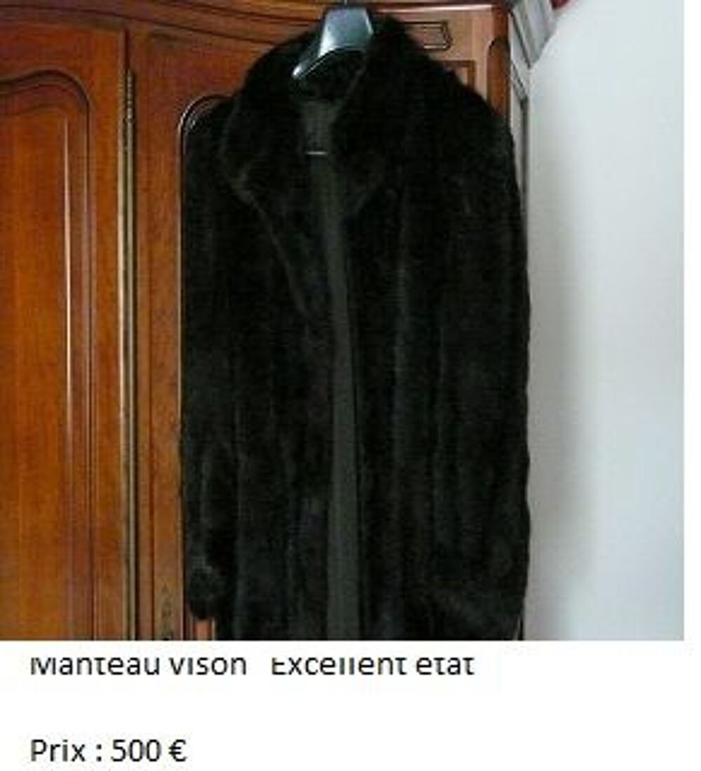 Manteau vison Vêtements