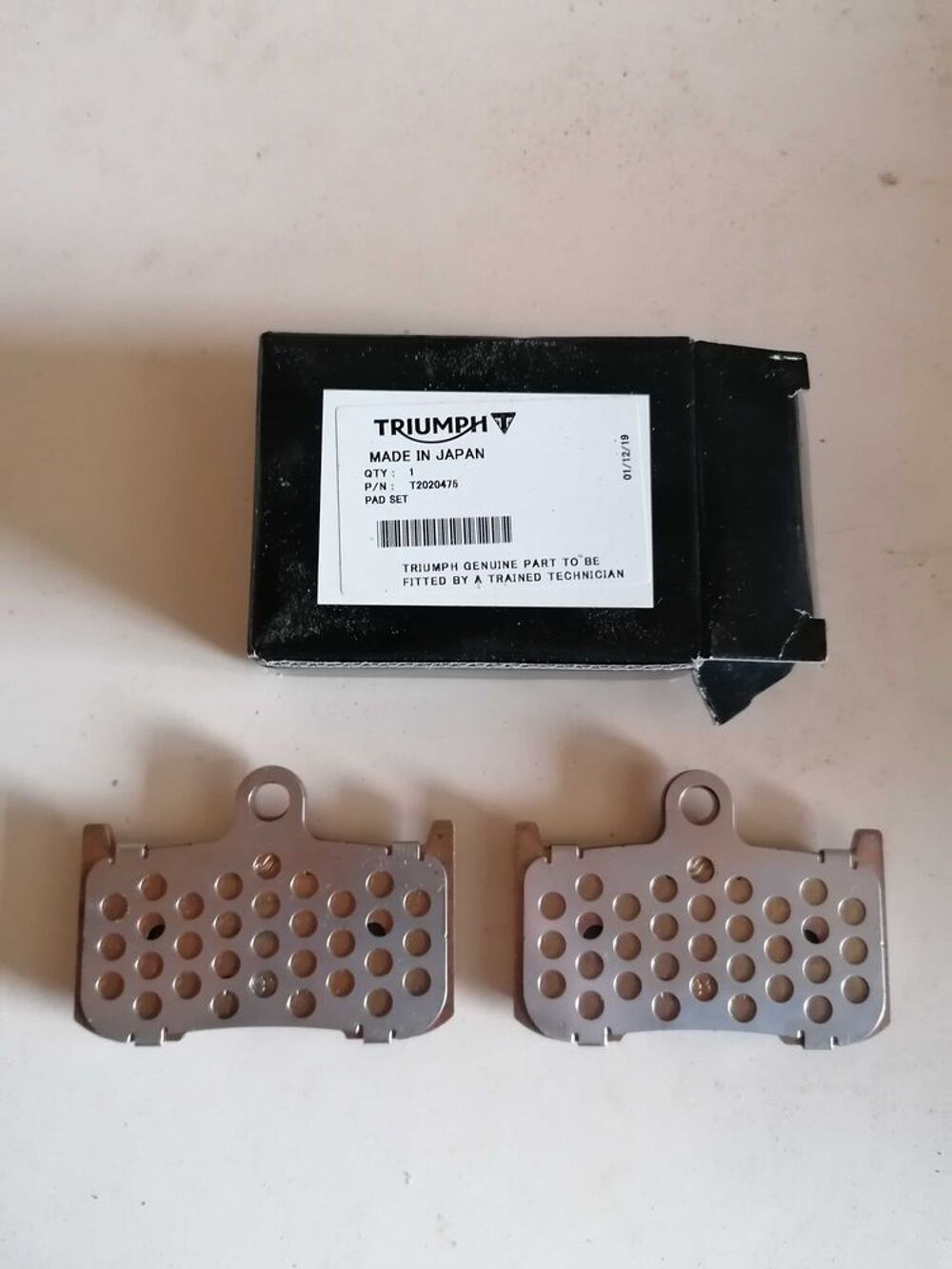 plaquettes de frein Triumph Sports
