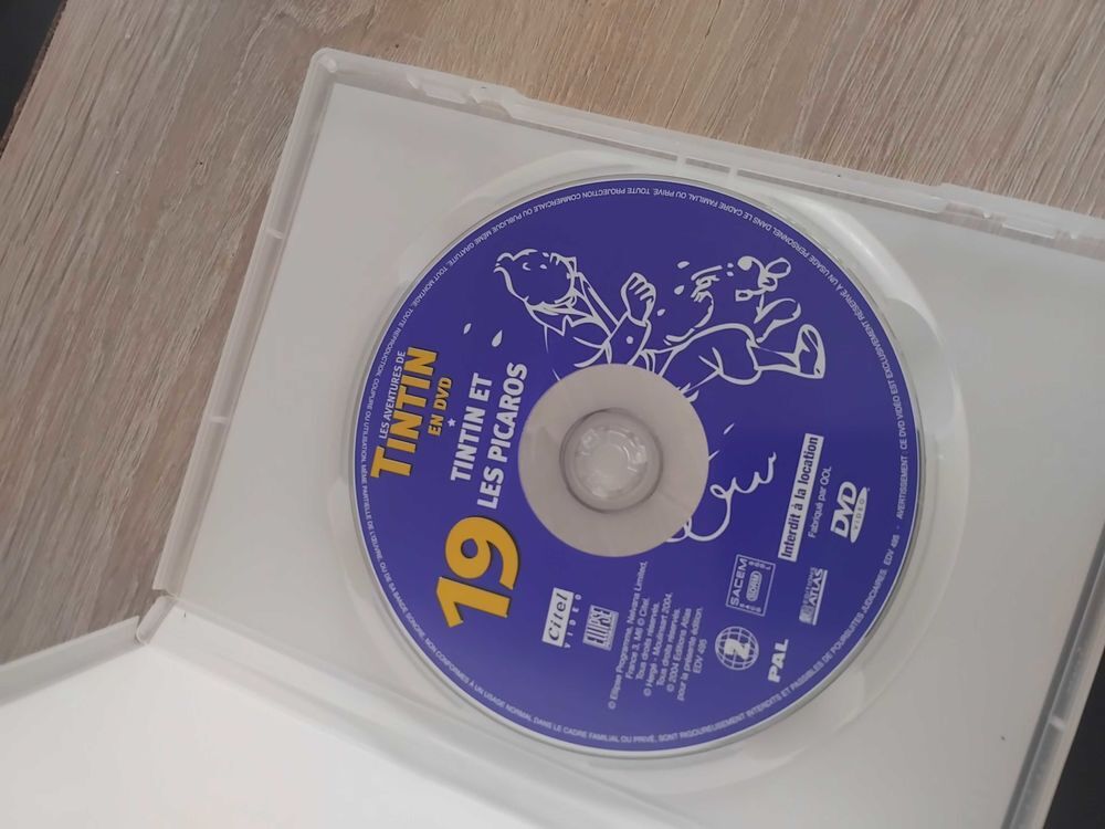 dvd tintin 