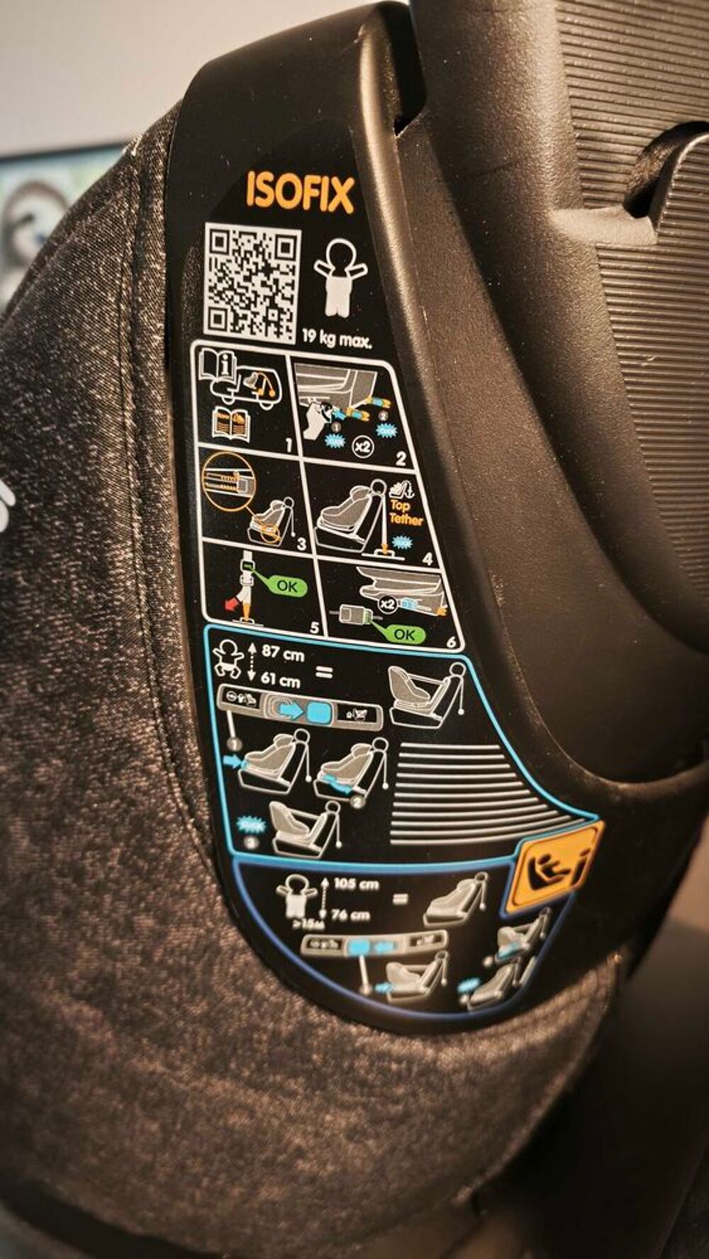 Si&egrave;ge auto Maxi-Cosi AxissFix €" ISOFIX €" pivotant Puériculture