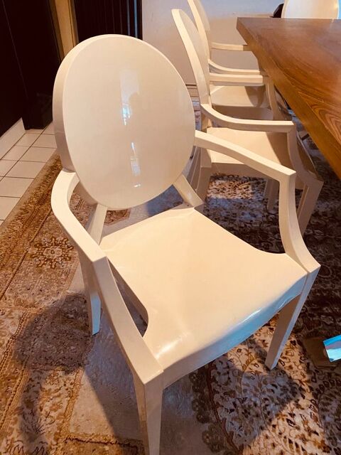 4 Chaises fauteuils en Polycarbonate 80 Bordeaux (33)