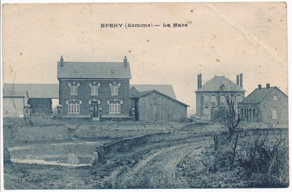 80. CPA. Carte Postale Ancienne EPEHY. La Mare 