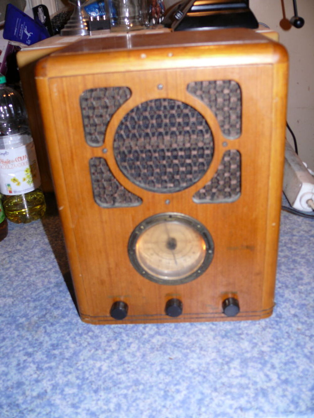 poste de radio en bois, style ann&eacute;es 30 Electroménager