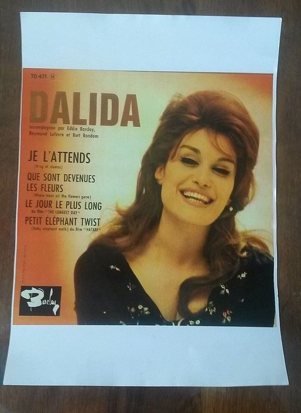 affiche Dalida Décoration
