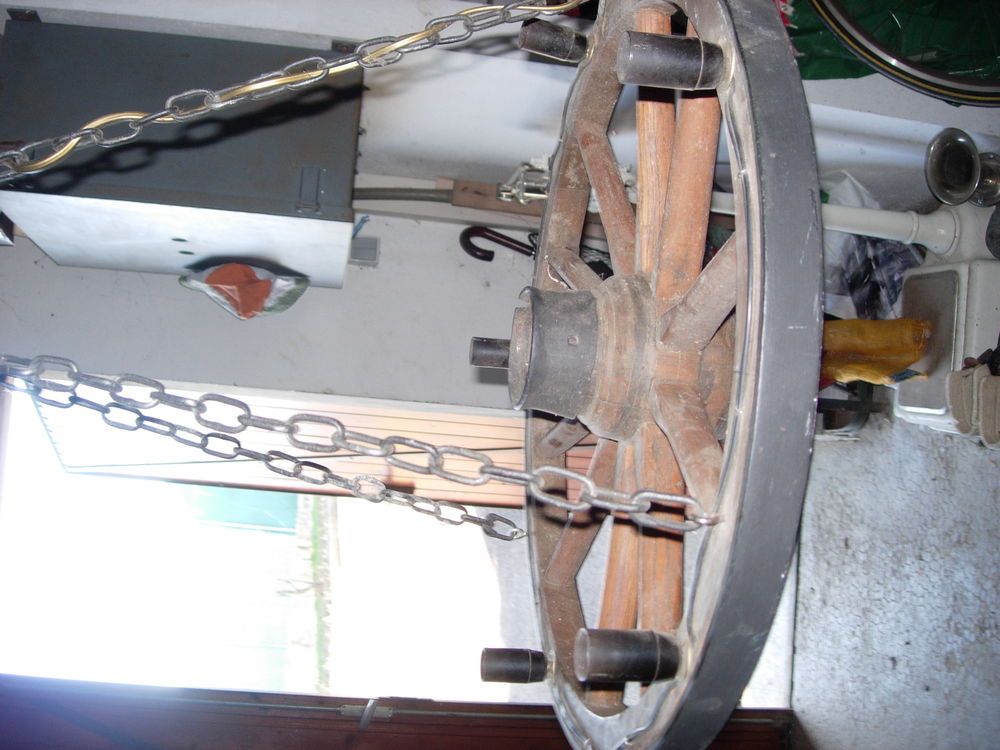 lustre roue Décoration