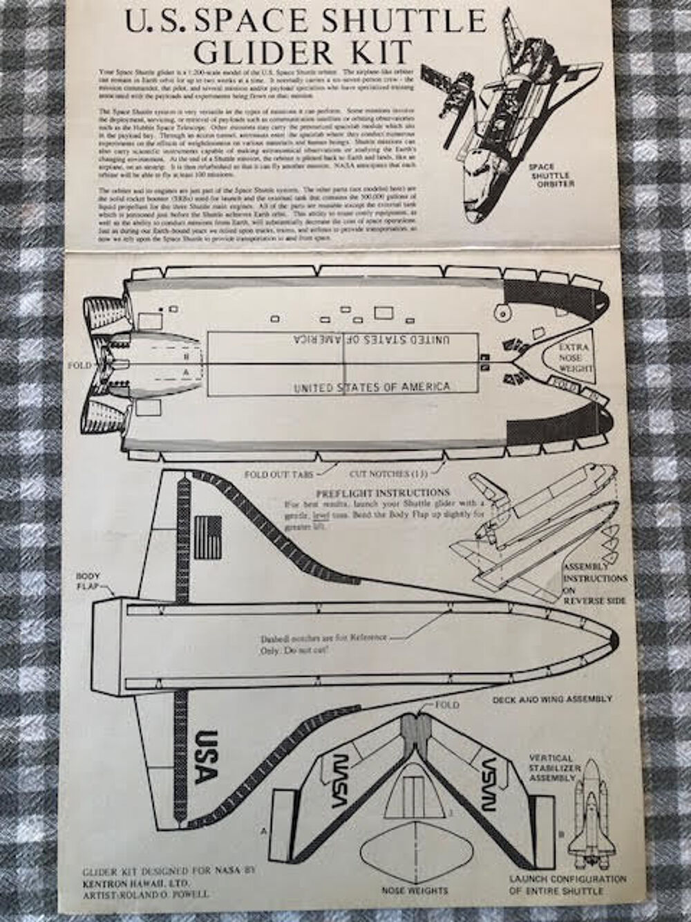 NASA 2 souvenirs ann&eacute;es 1980 
