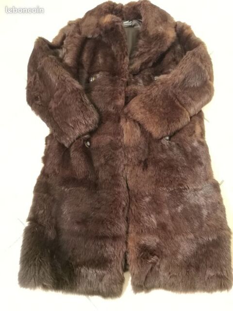 Manteau fourrure 100 % castor - Taille 38/40 250 Argentine (73)
