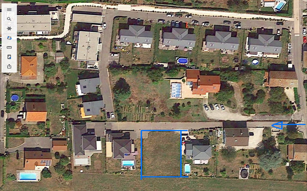 Vente Terrain COUBLEVIE - Terrain viabilisé constructible plat 865m2 Coublevie