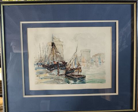 Tableau Camille MERIOT (1887-1975) 45 Rennes (35)