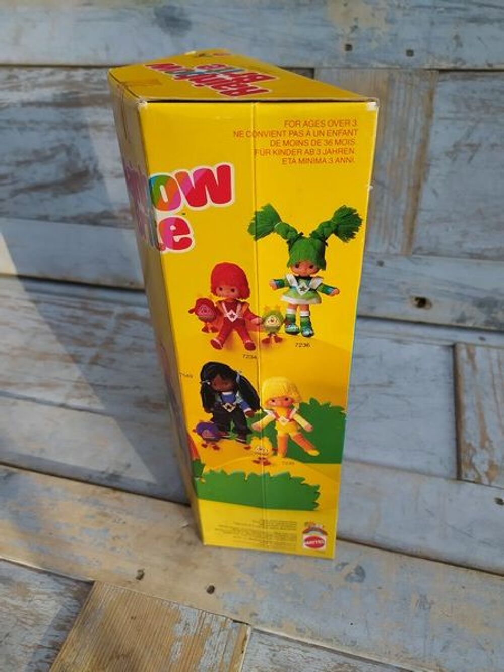 Jouet Vintage Poup&eacute;e Rainbow Brite Blondine 1983 