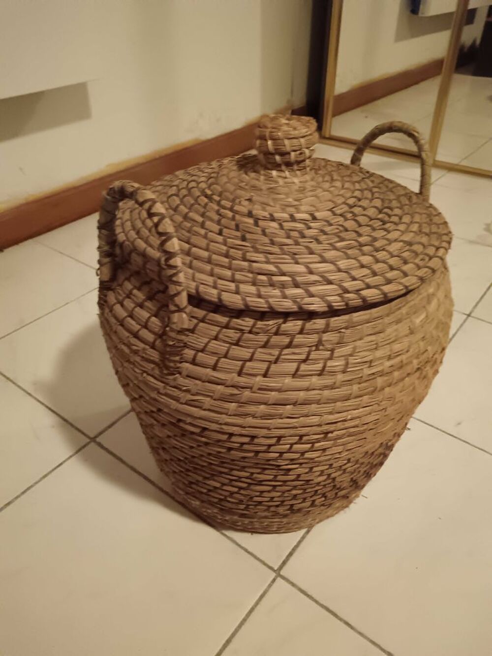 Panier avec couvercle Décoration