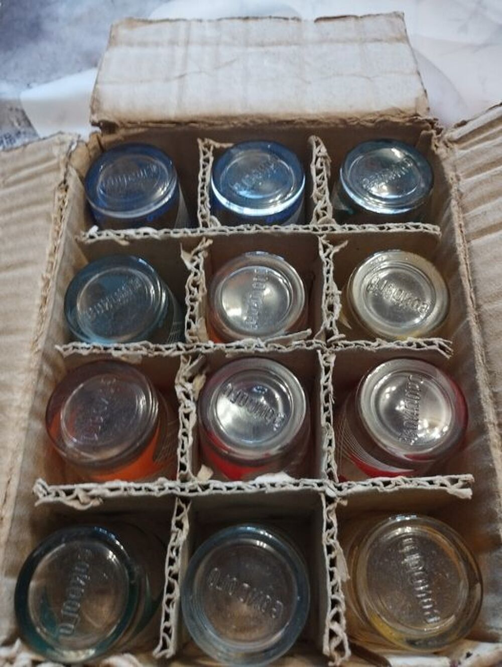 12 verres Décoration