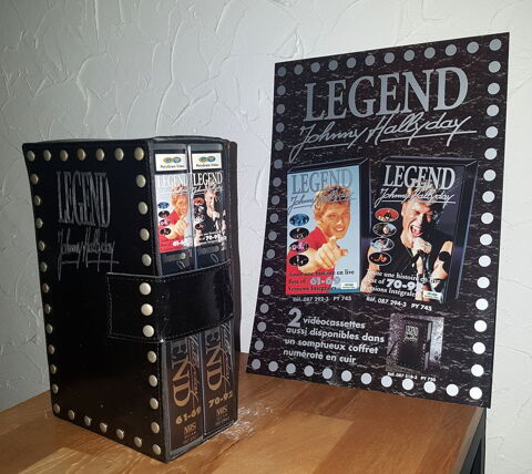 Coffret VHS Johnny Hallyday   Legend   30 Roncq (59)