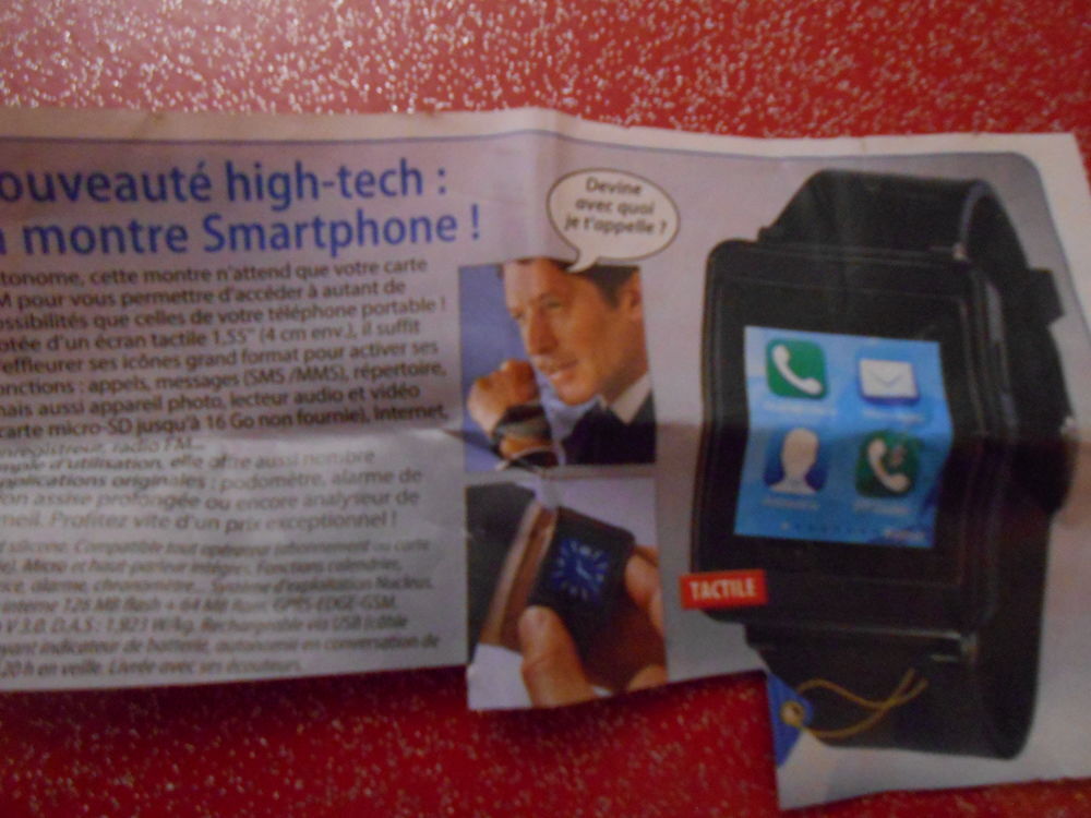 MONTRE SMARTPHONE Bijoux et montres