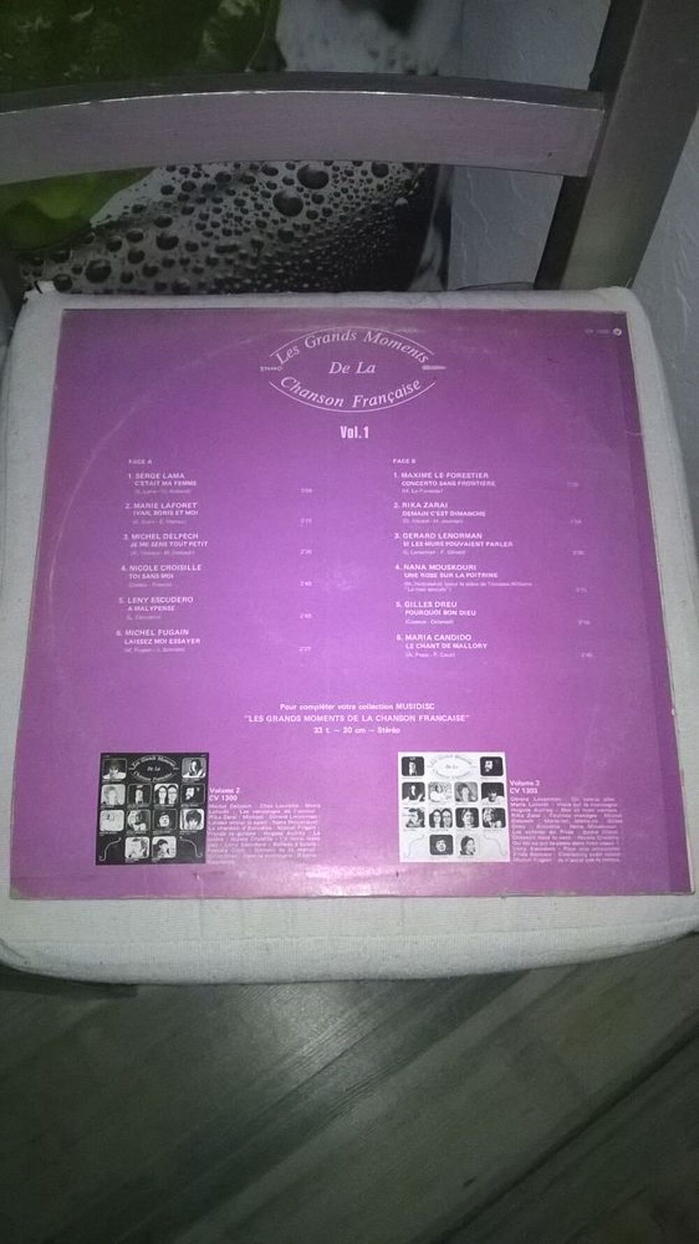 Vinyle Les Grands Moments de La Chanson Fran&ccedil;aise
Vol.1
Ex CD et vinyles