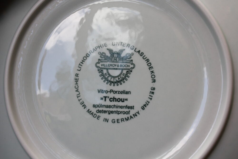 VILLEROY &amp; BOCH mod&egrave;le T'chou pivoines Cuisine
