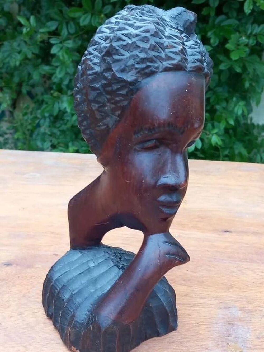 Sculpture Africaine en bois massif. Décoration