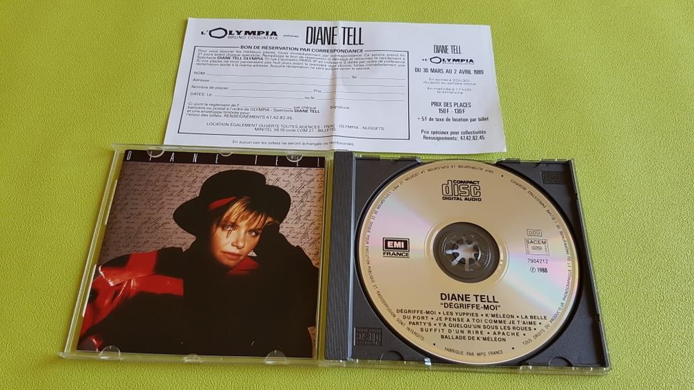 DIANE TELL CD et vinyles