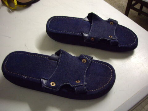 Mules Bleu Denim dessus Jean pt 38-neuves 4 Bouxwiller (67)