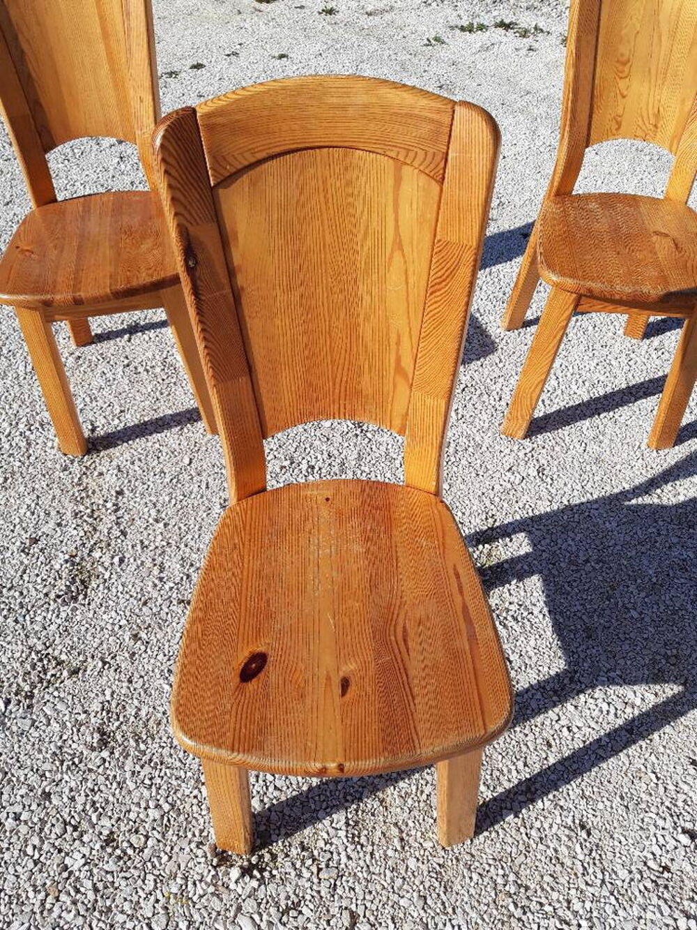 6 Chaise vintage _ Chaise bois _ Chaise en pin Meubles