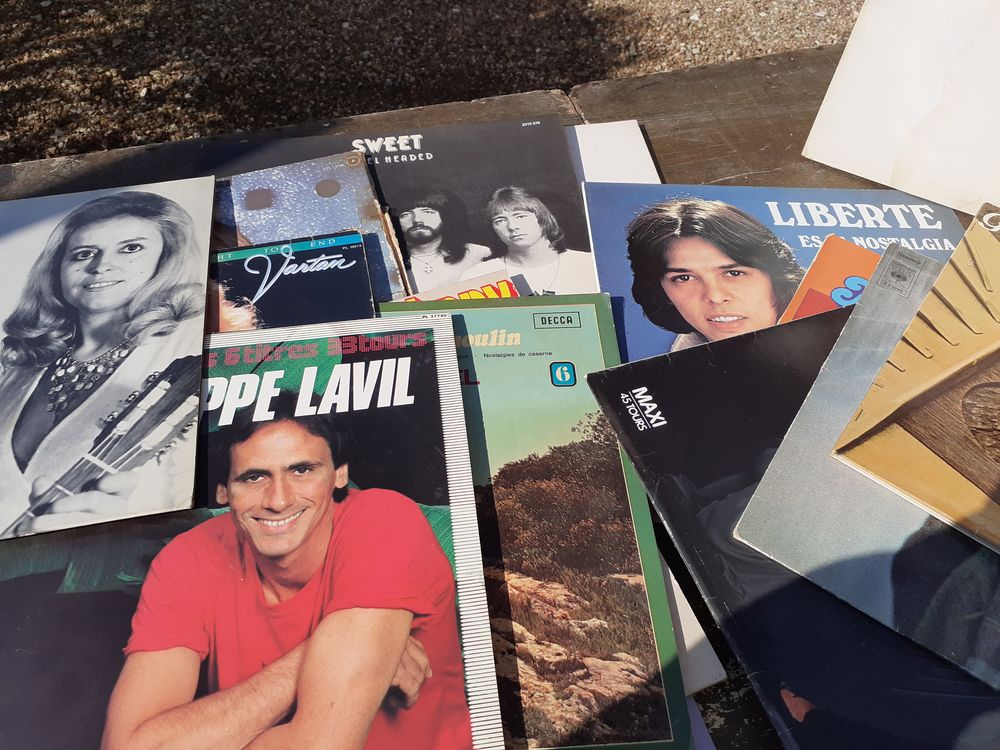 29vinyl annee 70 +11vinyl ancien CD et vinyles