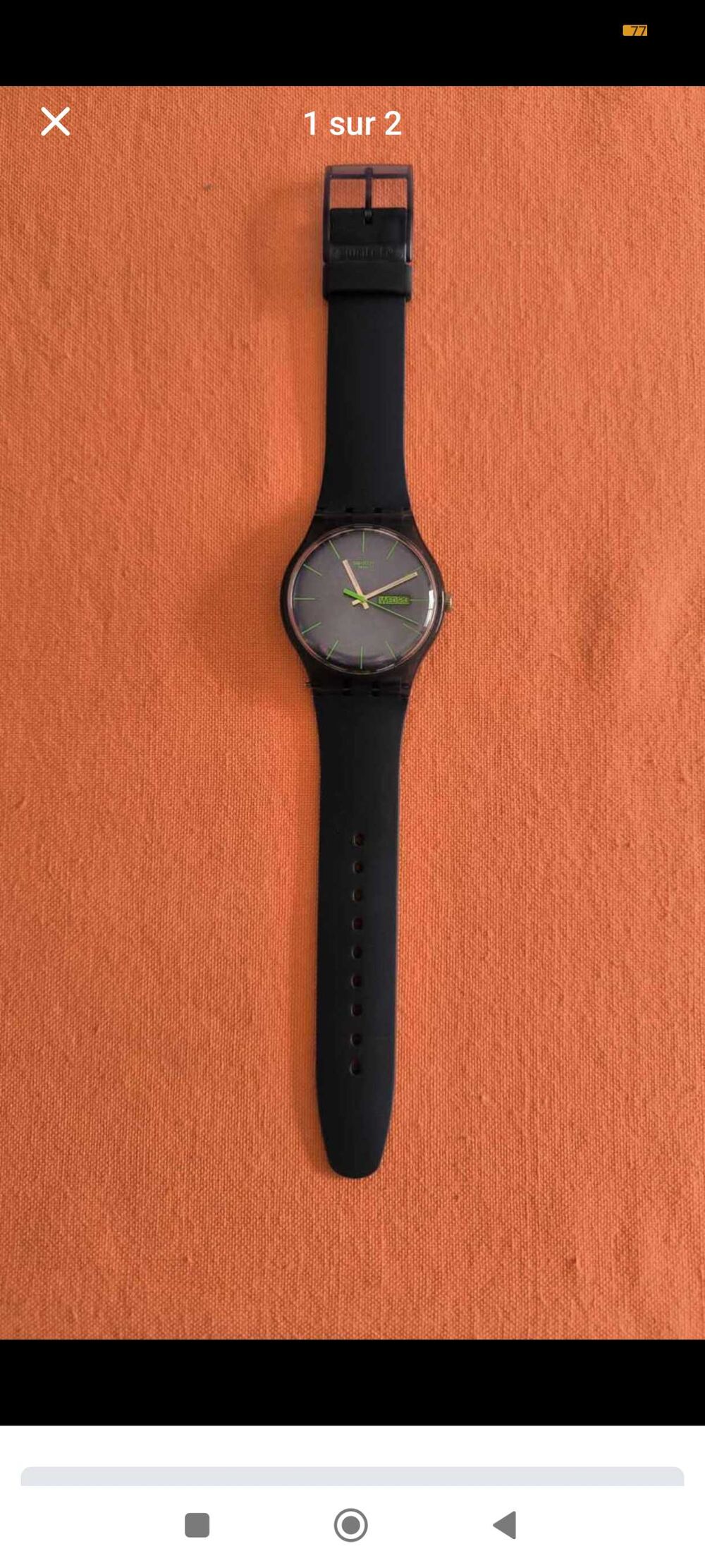 Montre homme marque Swatch Bijoux et montres