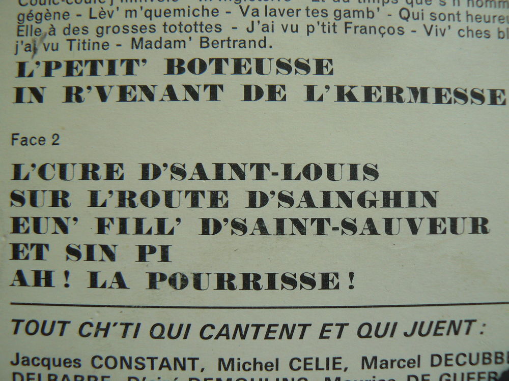 DISQUE 33 T / LES CAPENOULES DDL 2 
CD et vinyles