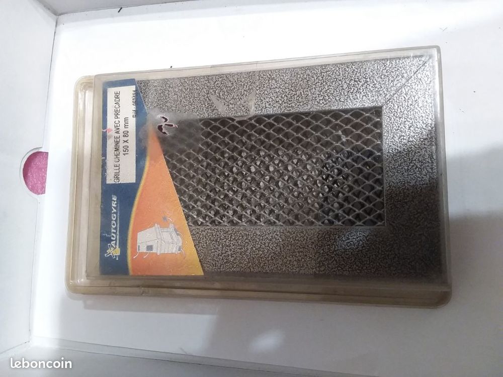GRILLE de chemin&eacute;e avec pr&eacute;cadre Bricolage
