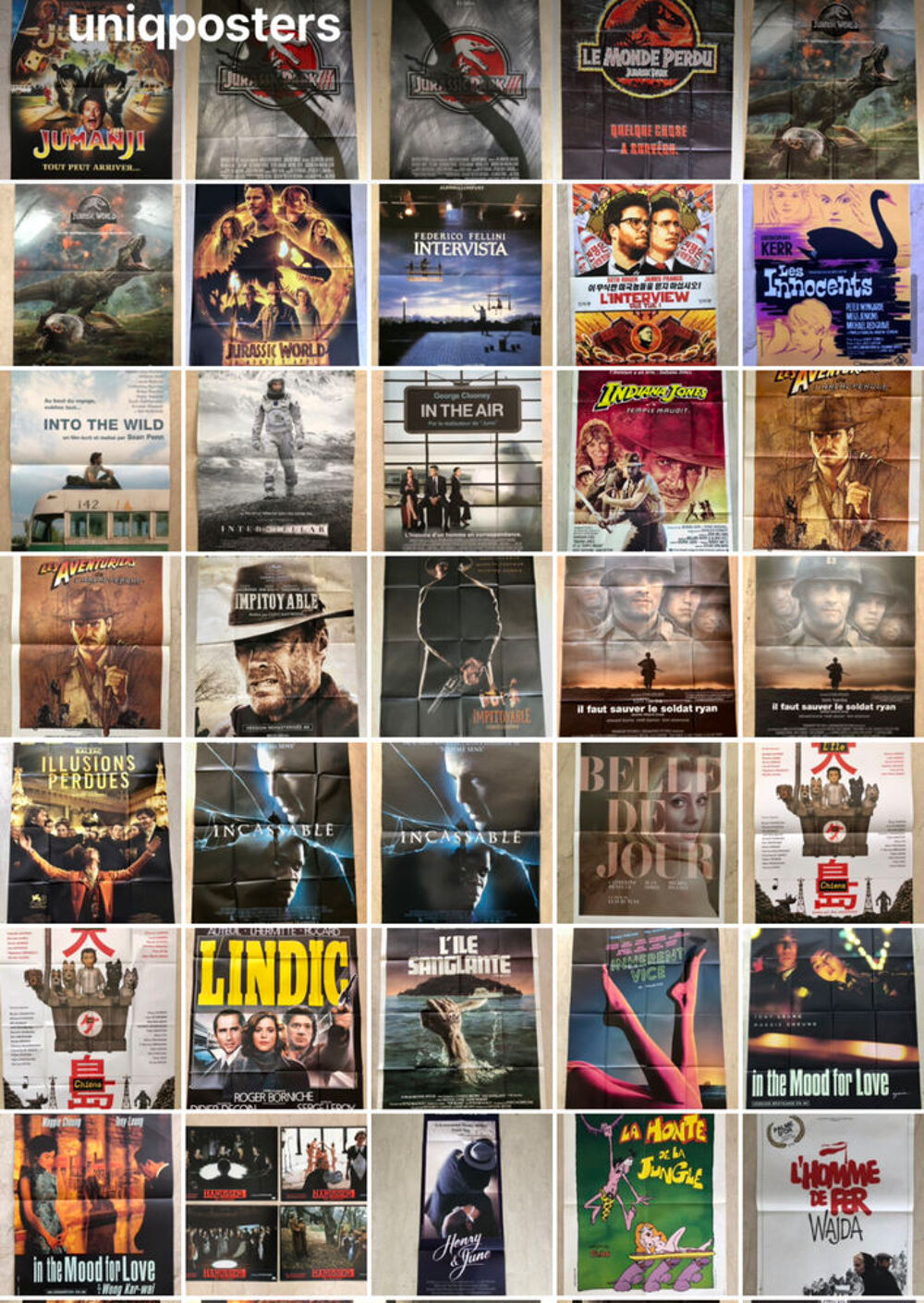 Affiches originales de cin&eacute;ma : Films en I (partie 1) 