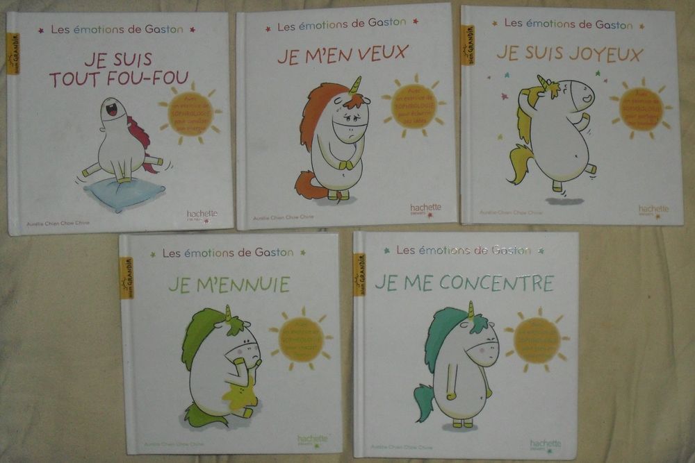 Lot de 9 livres pour enfants Gaston la Licorne
Etat NEUFS. Livres et BD