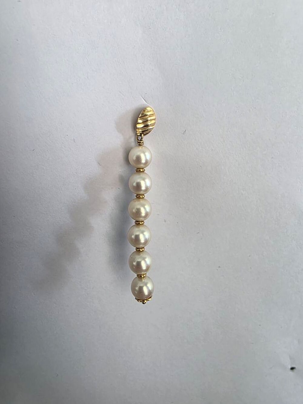 Boucles d'oreilles or et perles Bijoux et montres