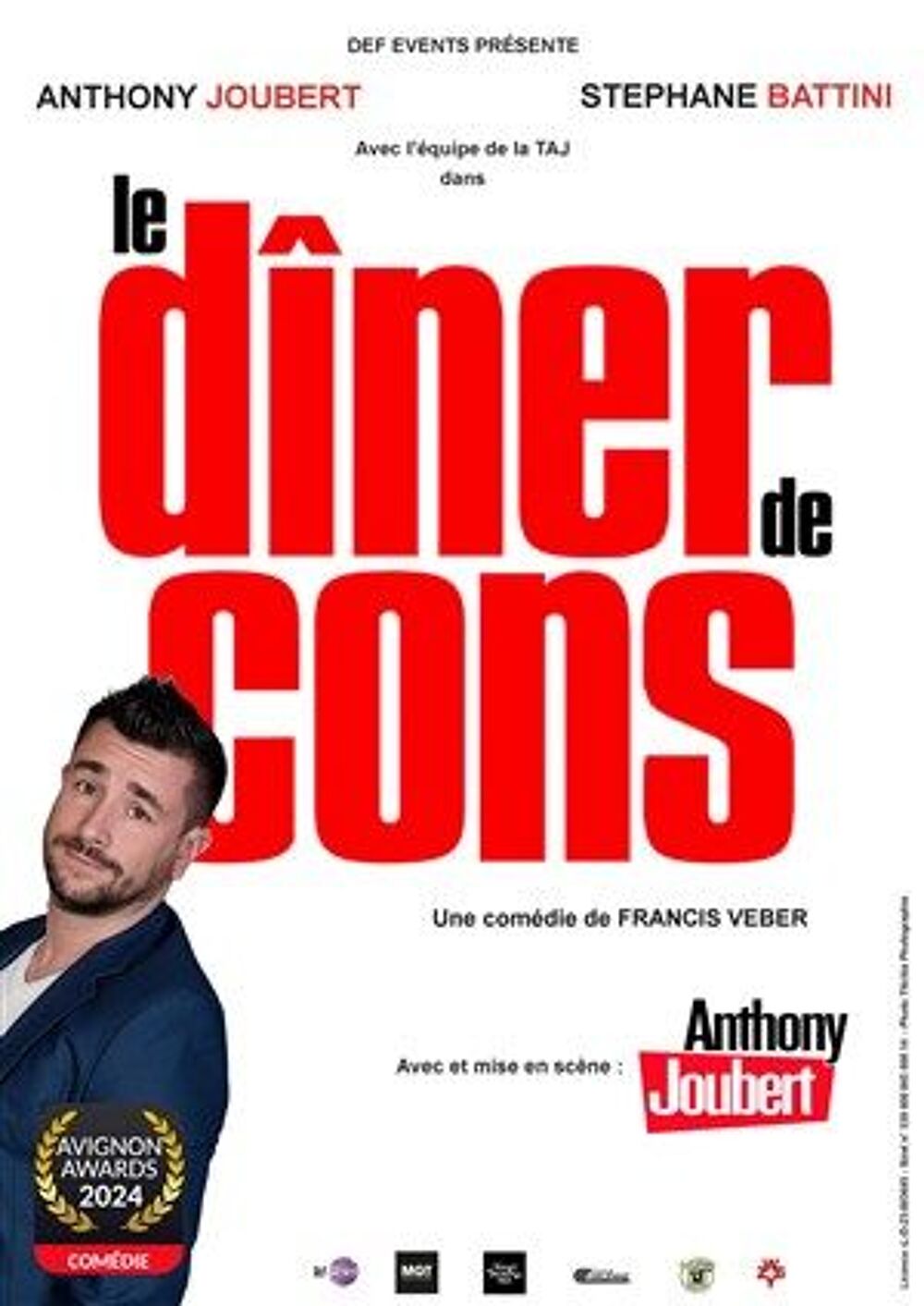 2 billets Le diner de cons - 6 novembre 2026 Billetterie