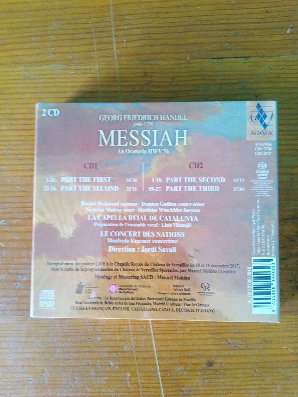 Coffret CD Messiah An Oratorio HWV 56 (Neuf) CD et vinyles