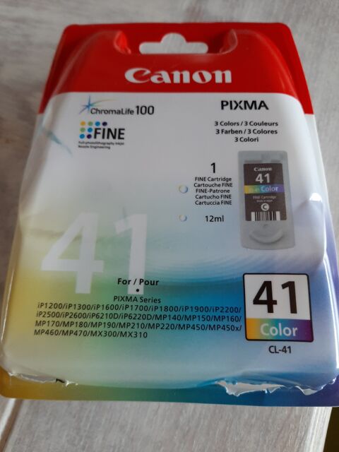 CARTOUCHE  ENCRE IMPRIMANTE CANON   PIXMA 41    COLOR CL-41 15 Gunin (56)
