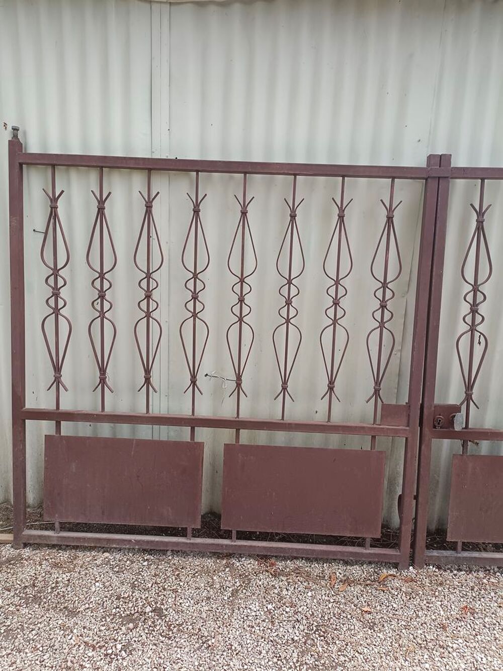 Portail en fer Bricolage