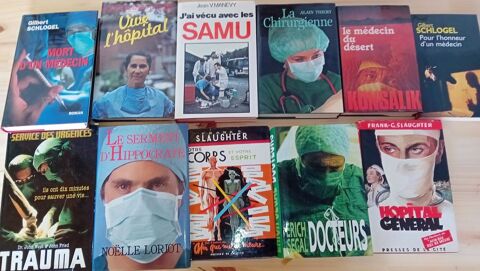 Lot de 11 livres sur milieu M�dical 10 Saint-Dizier (52)