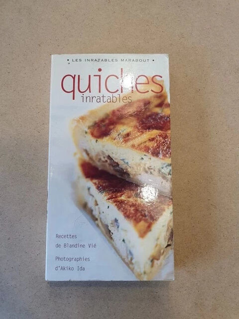 livre de cuisine - quiches inratables 1 Aubvillers (80)