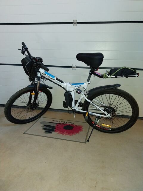 Vélo électrique SPORT blanc Ancheer avec accessoires 685 Anould (88)
