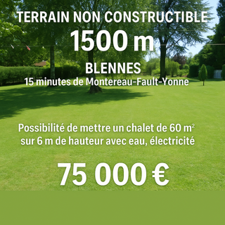  Terrain  vendre 1500 m