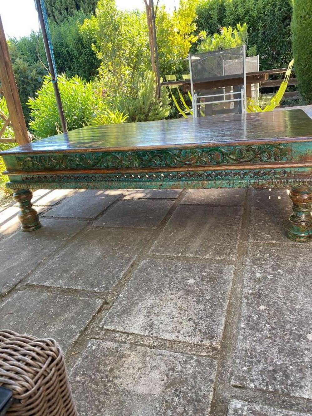 TABLE BASSE INDIENNE Meubles