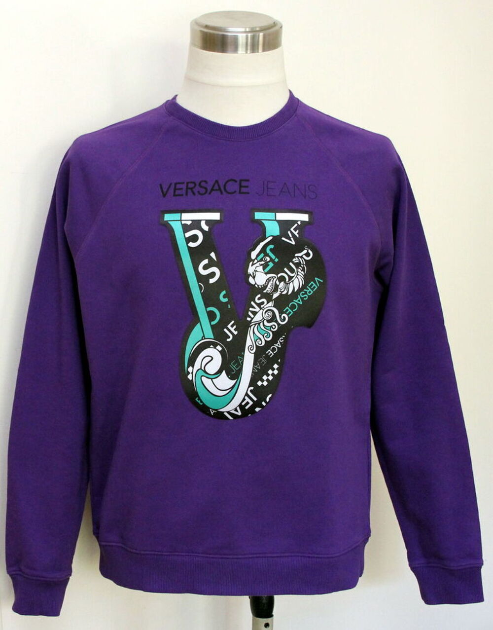Sweat Shirt violet VERSACE vintage 90 Vêtements