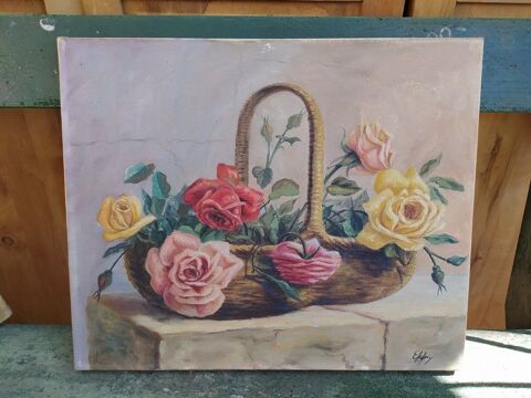 Ancien Tableau Roses dans un Panier Sign�
70 Loches (37)